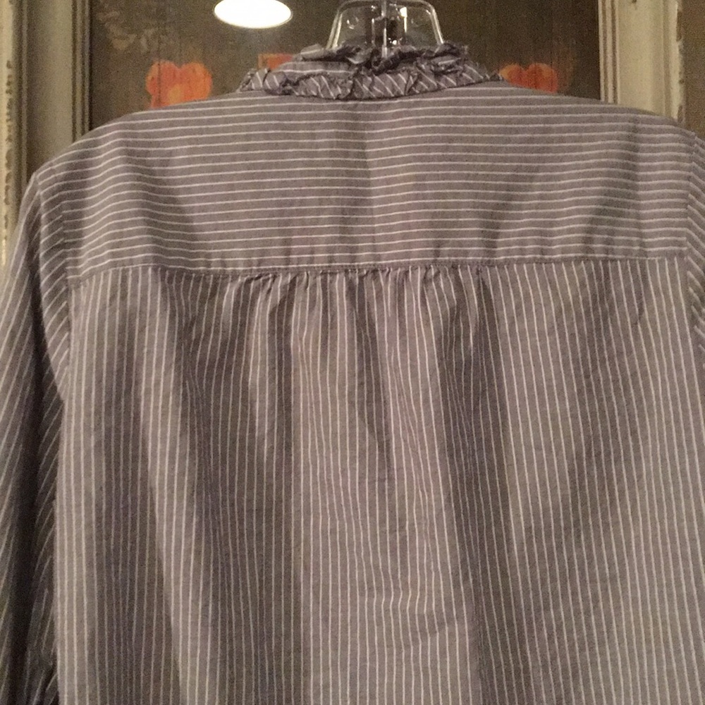 J.Crew Ruffle Button Down Shirt - image 8